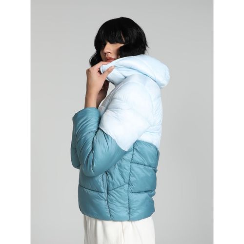 Puma Colorblock Women Blue Jacket (L)