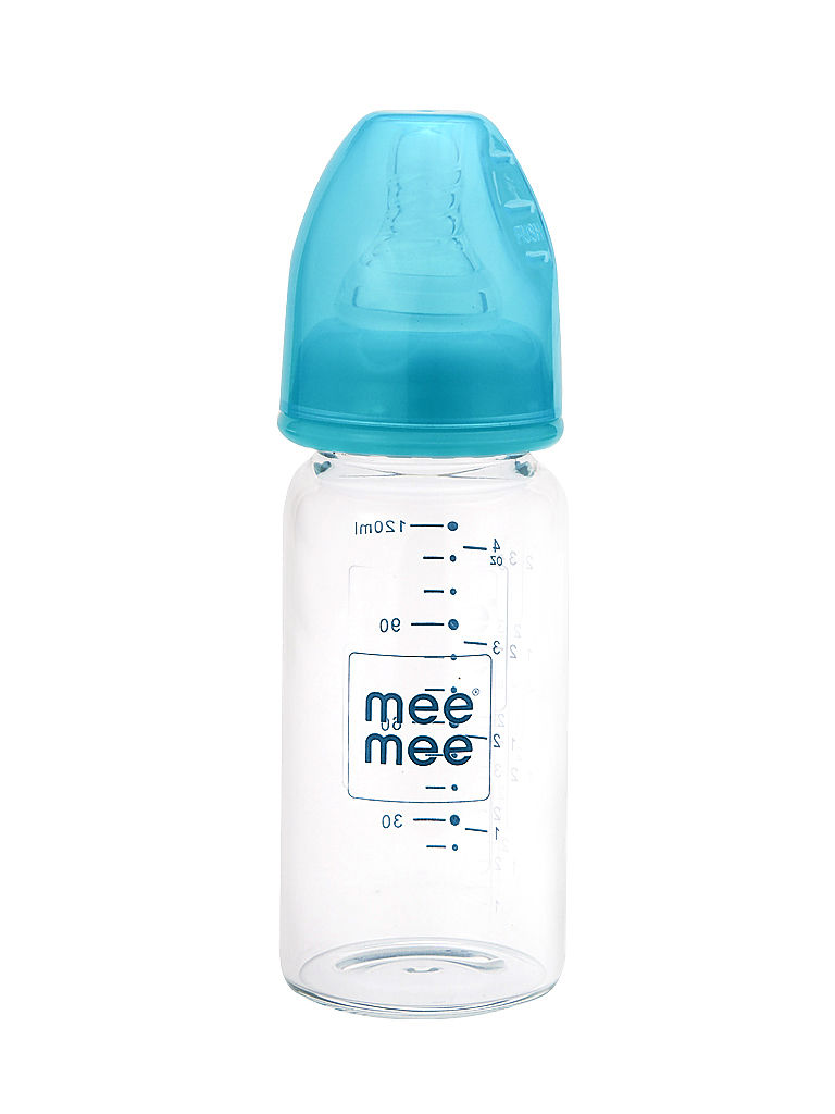 mee mee glass feeding bottle