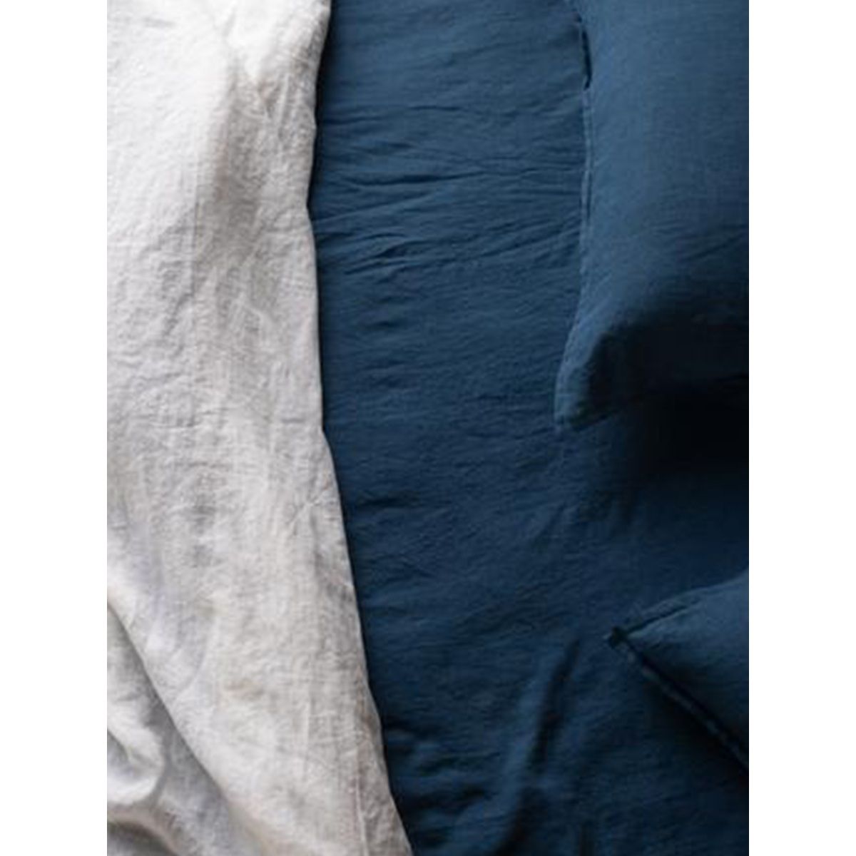Saphed Indigo Linen Pillows Buy Saphed Indigo Linen Pillows Online at