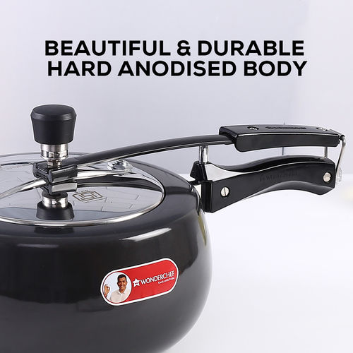 Buy Wonderchef Taurus Hard Anodized Inner Lid Pressure Cooker 5L
