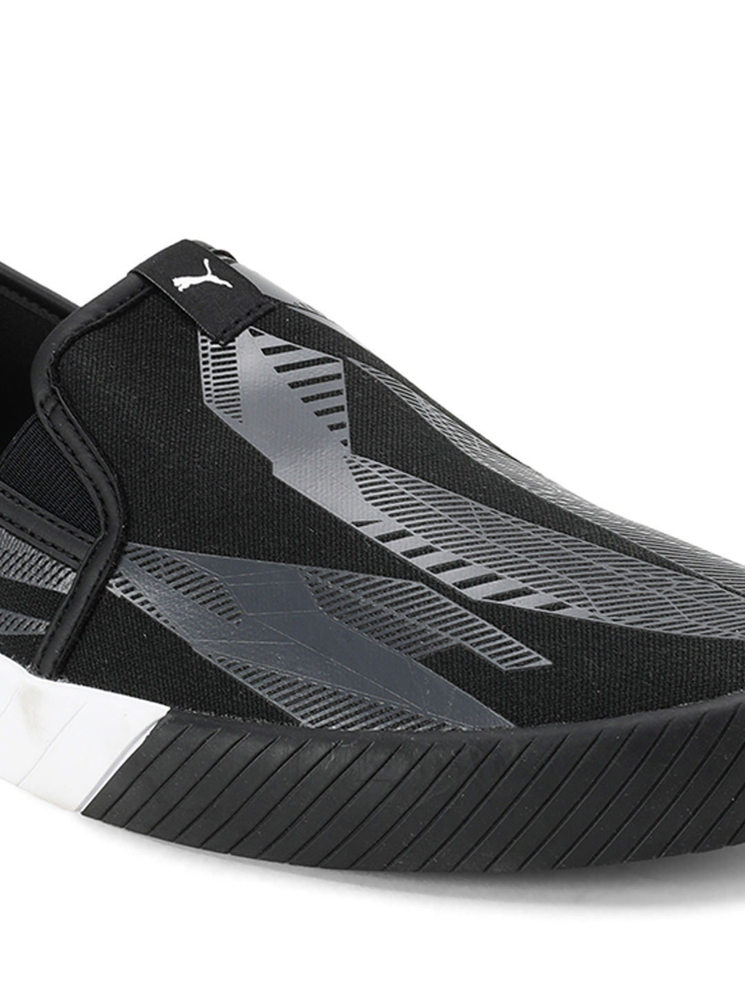 Puma BMW M Motorsport Slip On Track GRA Unisex Casual Shoes Black