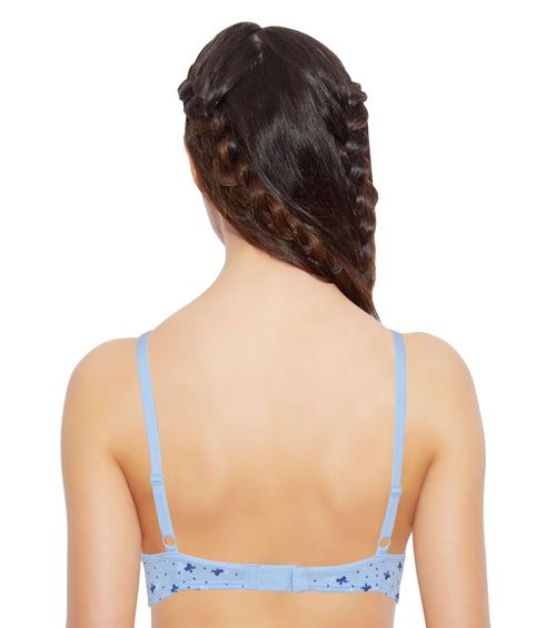 Buy Enamor A039 Perfect Coverage T-Shirt Bra - Cotton Padded Wirefree  Medium Coverage - Sweet Bow Print Online