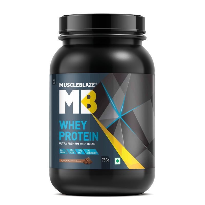 MuscleBlaze 100 Whey Protein Ultra Premium Whey Blend Rich Milk