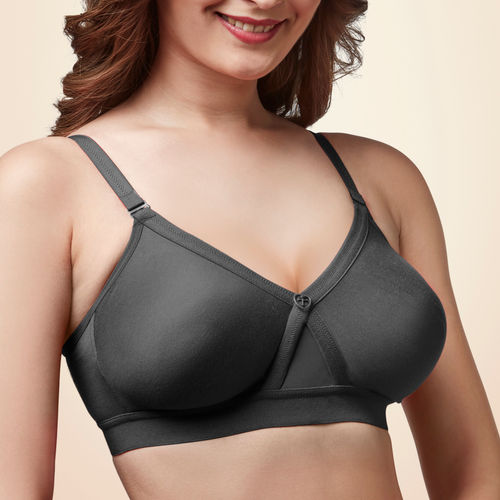 Trylo Alpa Bra, Trylo Alpa is one of the most ideal bras for routines. Its  cushioned stripes ensure no irritation while its seamless design ensures no  embarrassment.