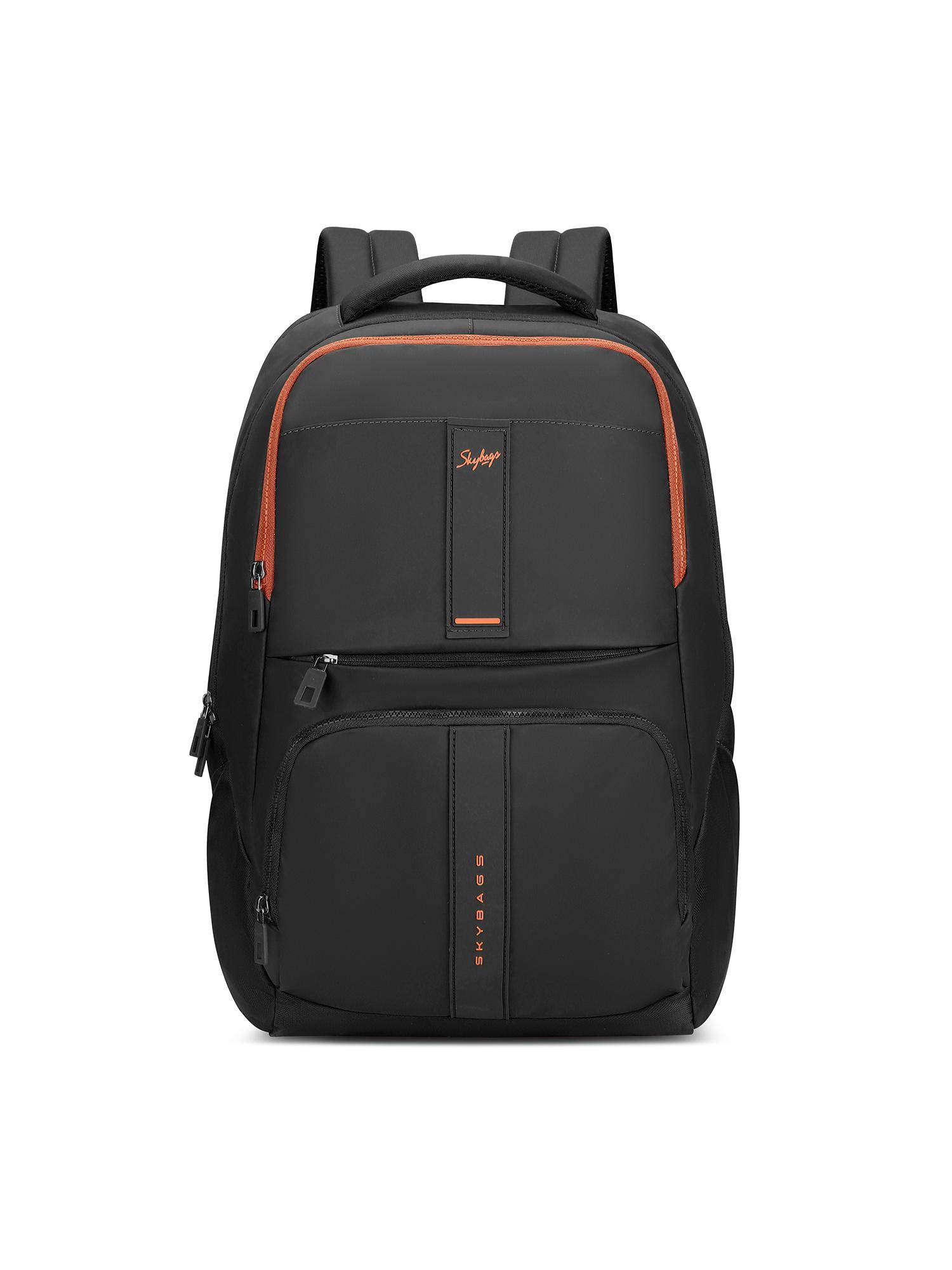 Skybags Unisex Elevate Black 17 Inch Compatible Laptop Backpack