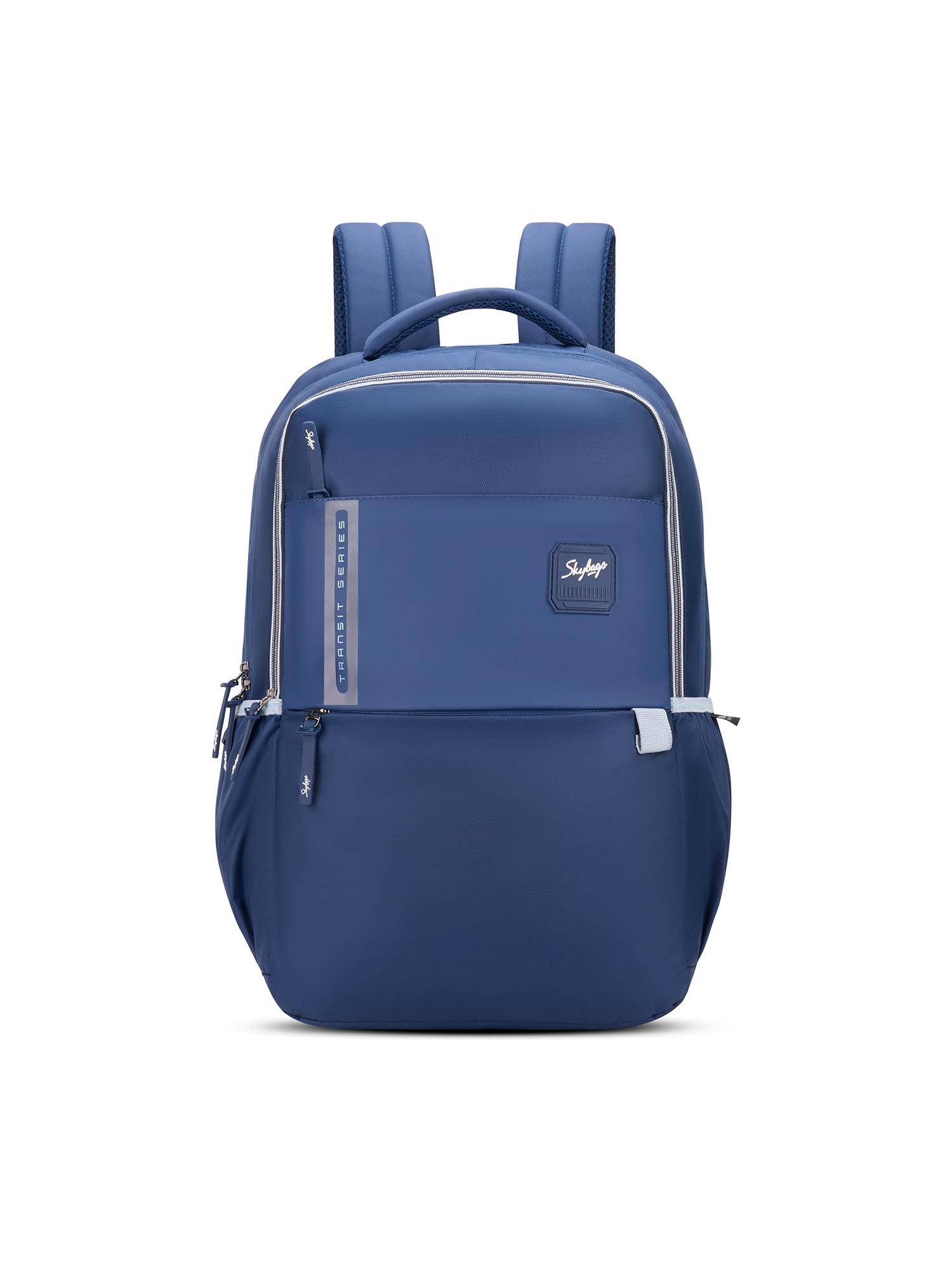 Skybags Unisex Transit Blue 17 Inch Compatible Laptop Backpack