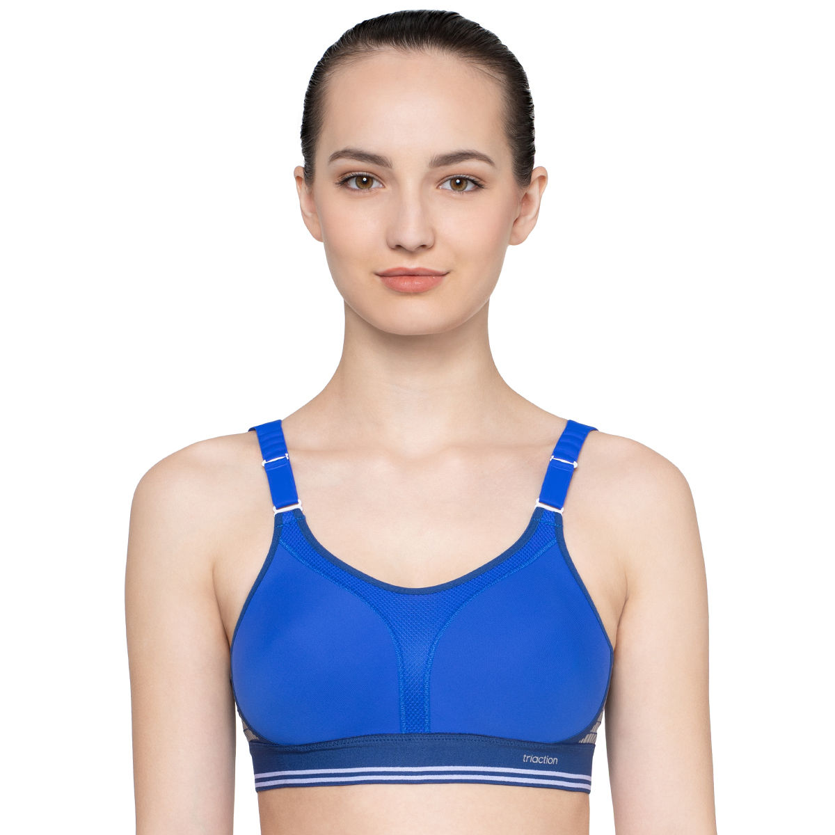 Buy Triumph Triaction Extreme Lite Wireless Non Padded Bounce Control  Sports Bra - Blue Online