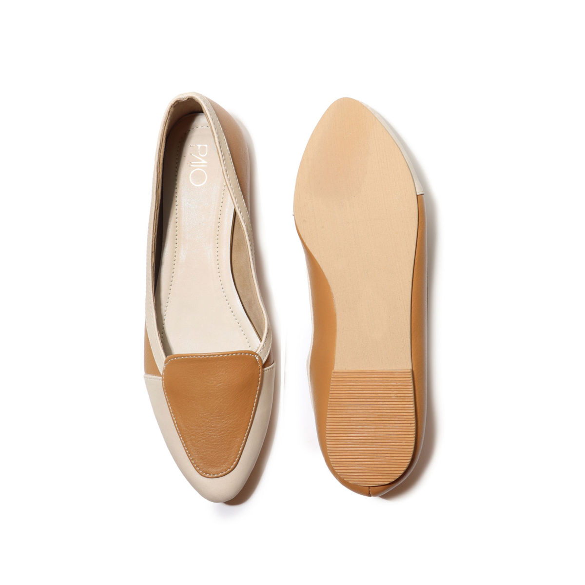 Buy PAIO Colour blocked Ballet Flats Online