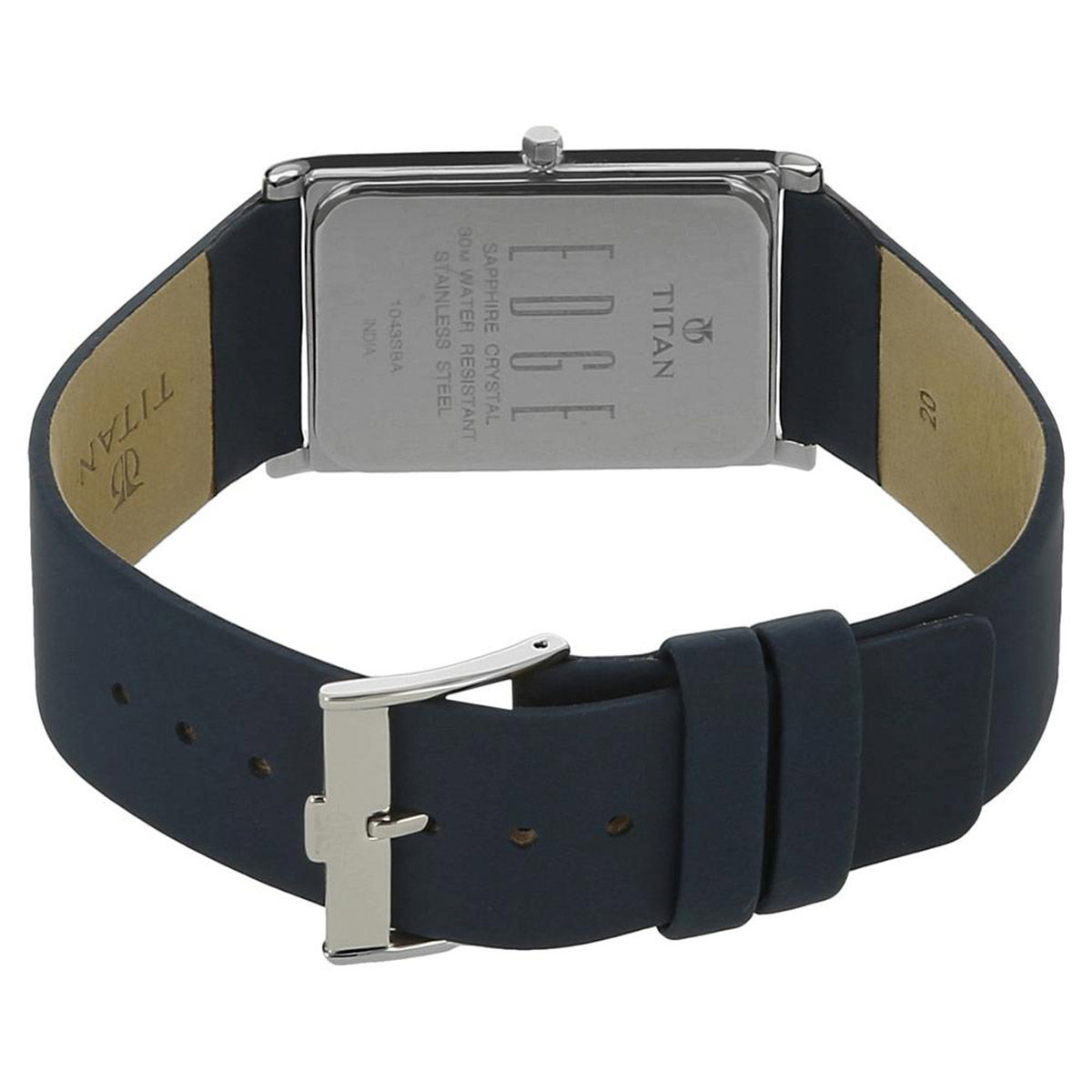 Buy Titan Edge NH1043SL01A White Dial Analog watch for Men Online