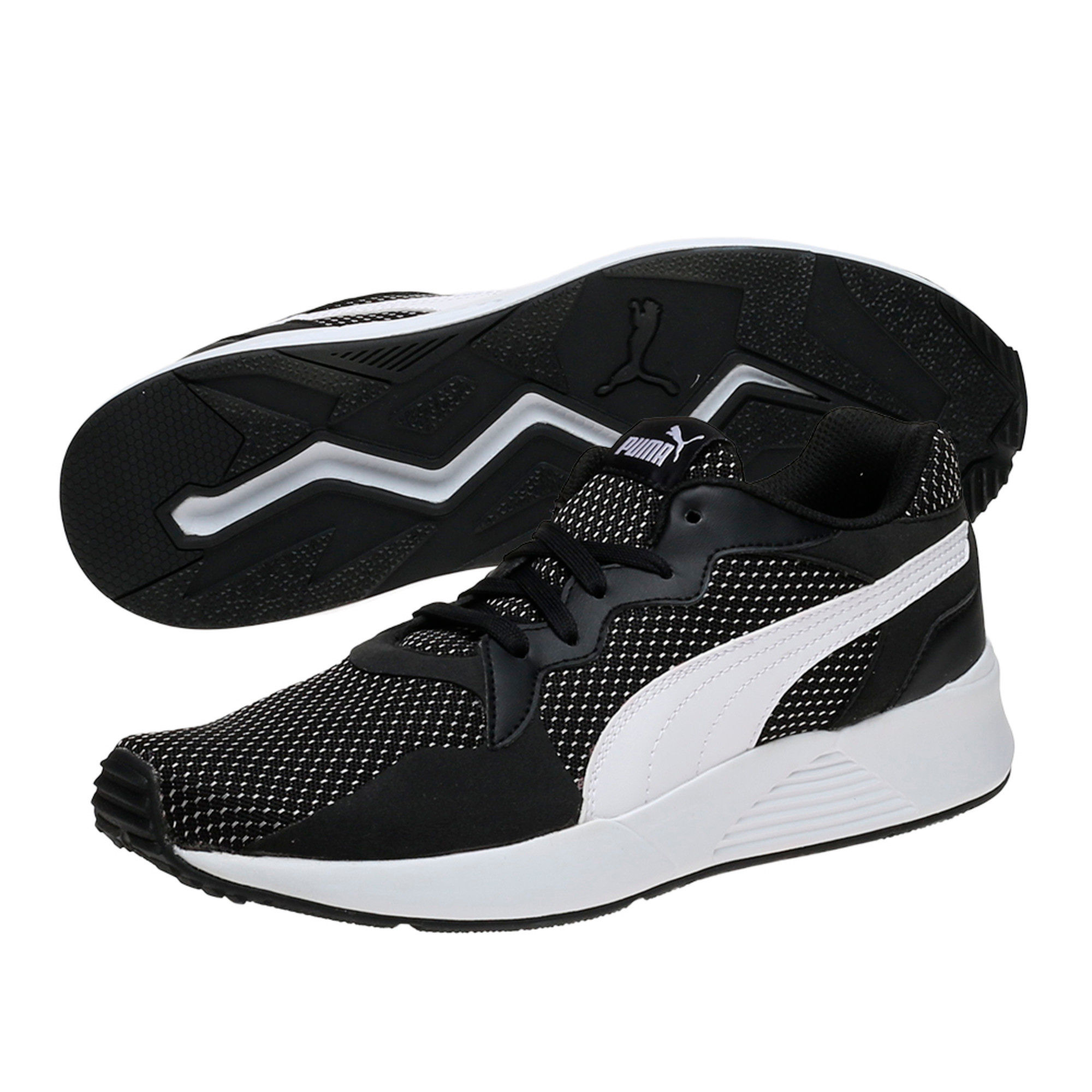 Puma Pacer Plus Unisex Black Sneakers 