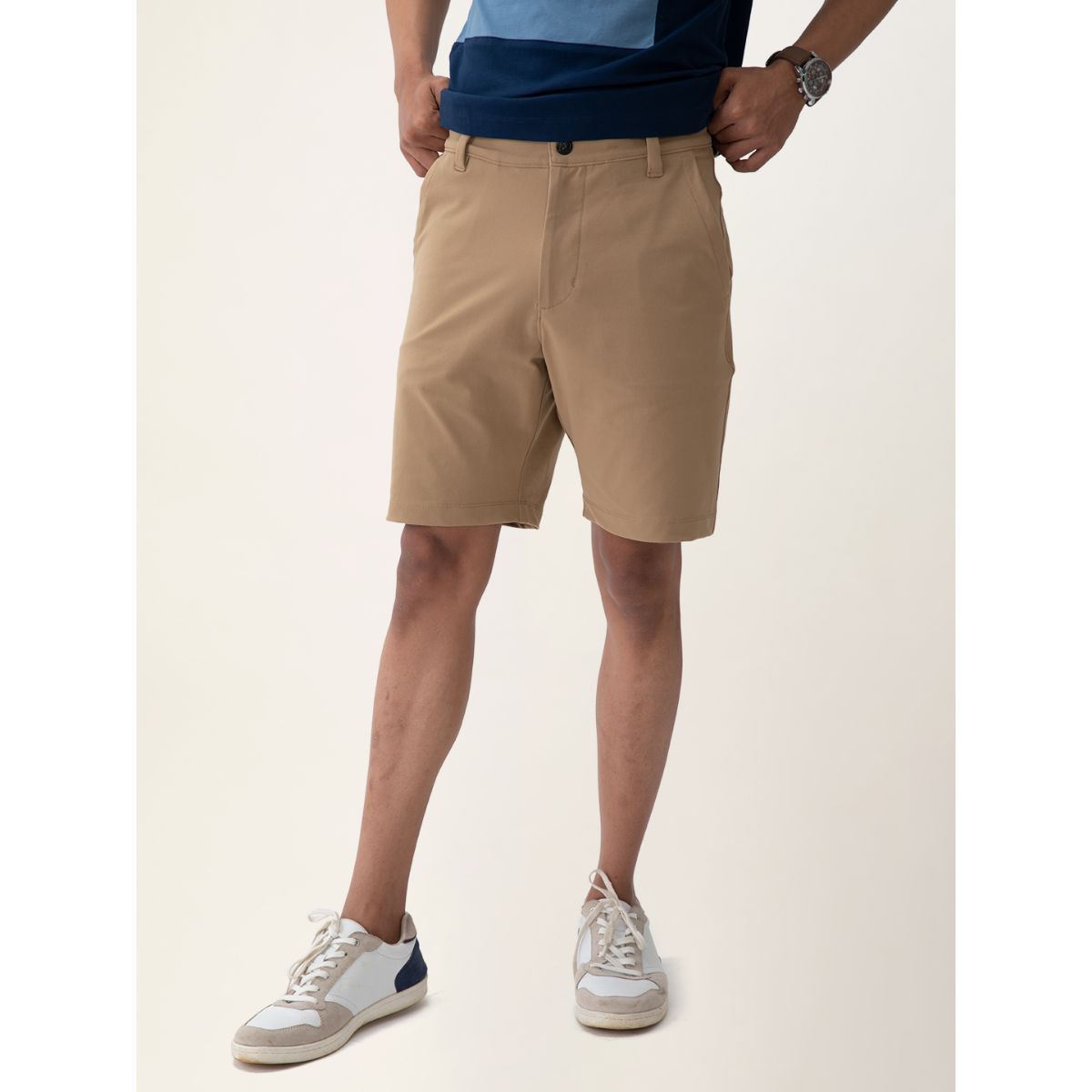 Stretch Chino Shorts- Levin Beige 