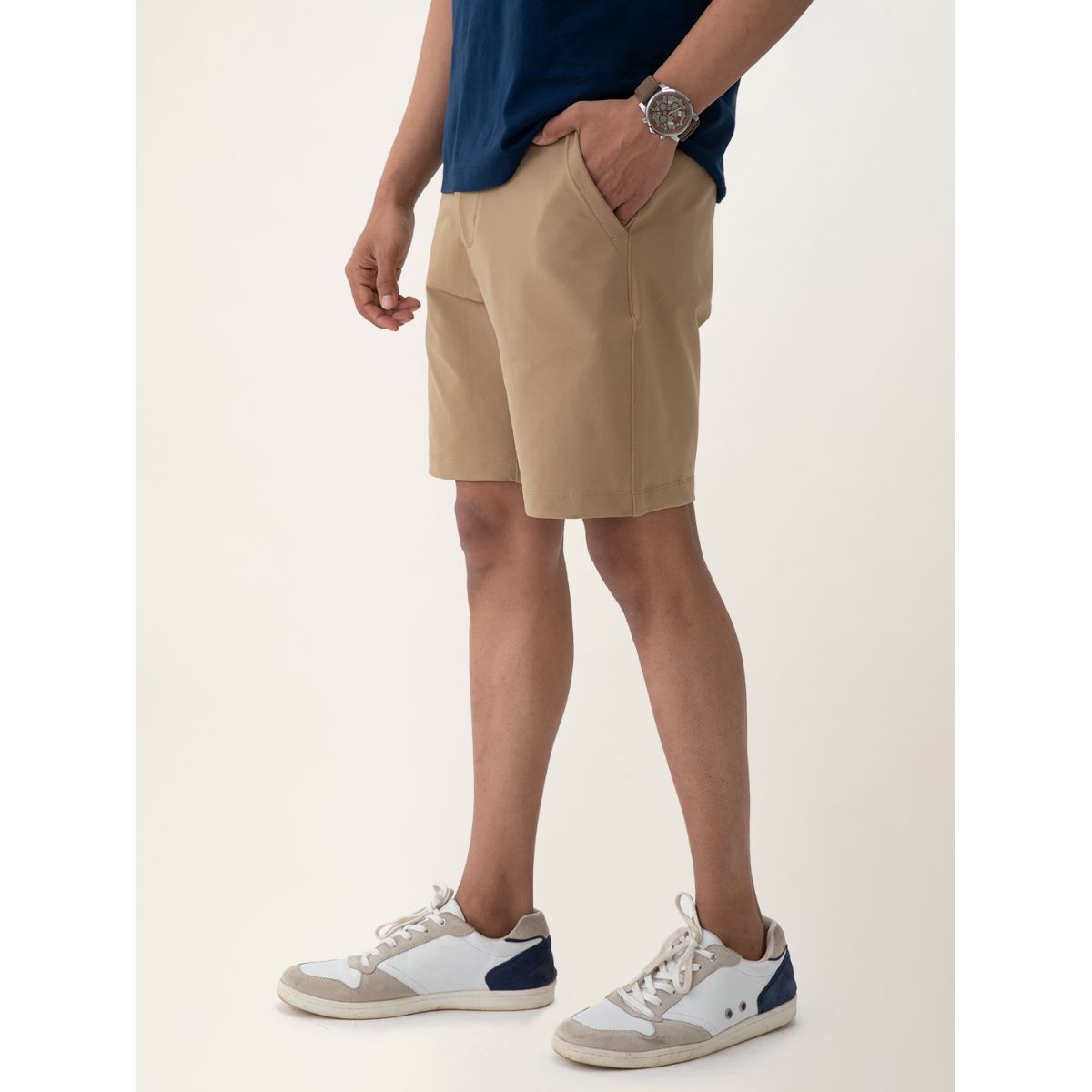 way Stretch Chino Shorts- Levin Beige 