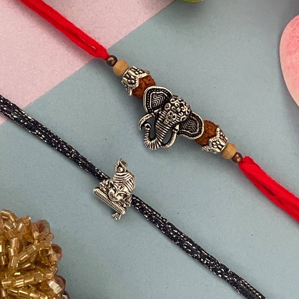 Digital Dress Room Multicolour Rakhis (Pack of 2)