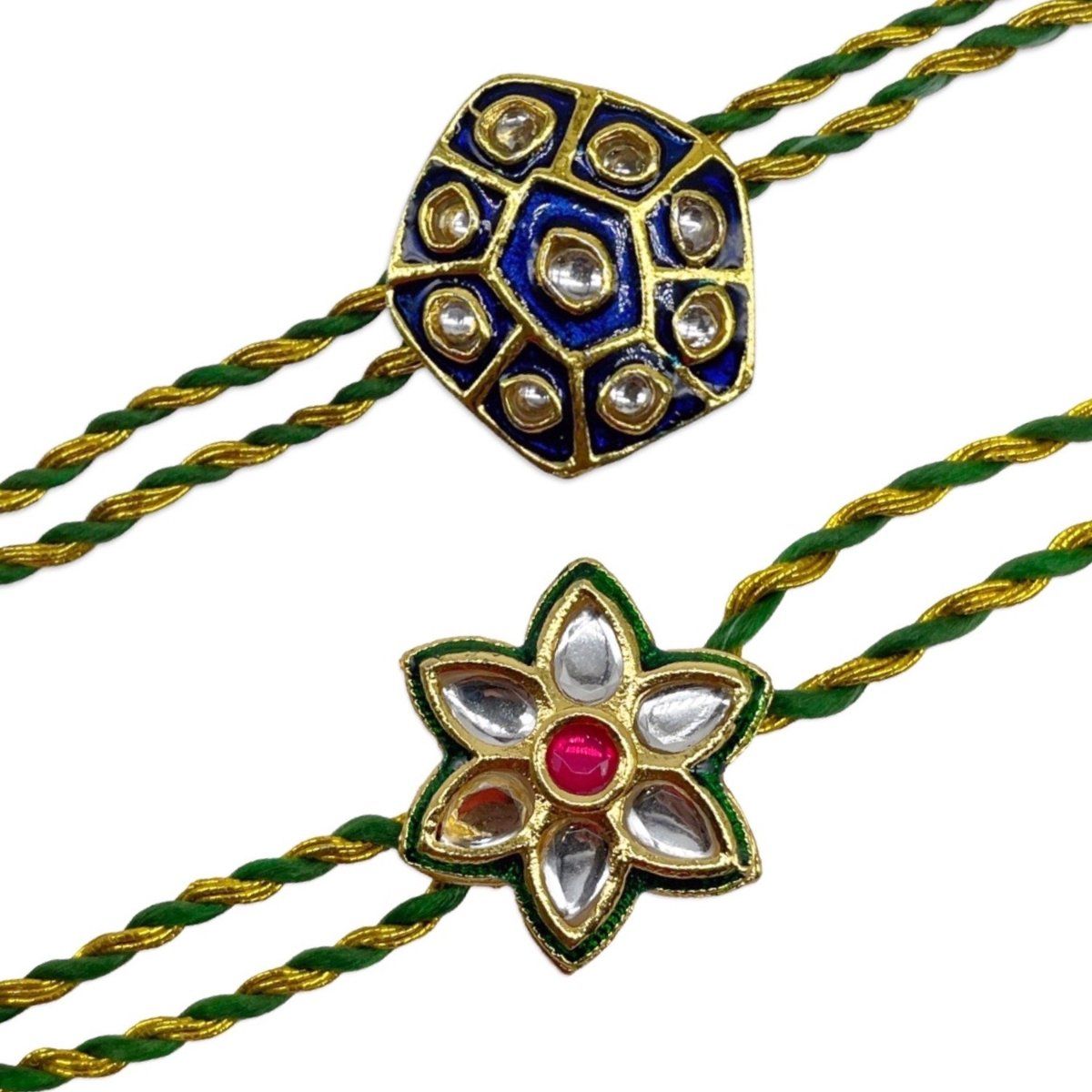 Buy Digital Dress Room Multicolour Rakhis (Pack of 2) Online