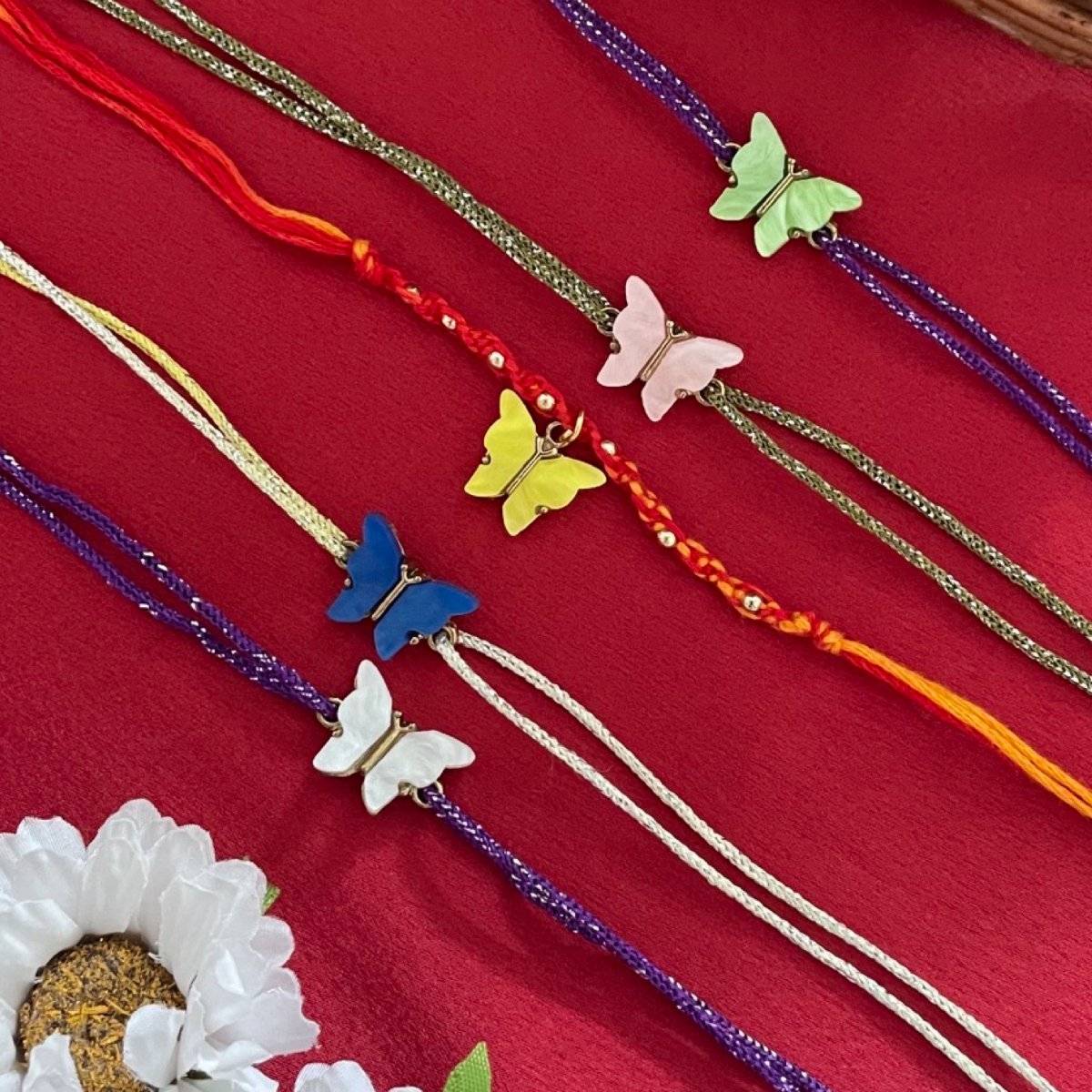Digital Dress Room Multicolour Rakhis (Pack of 5)