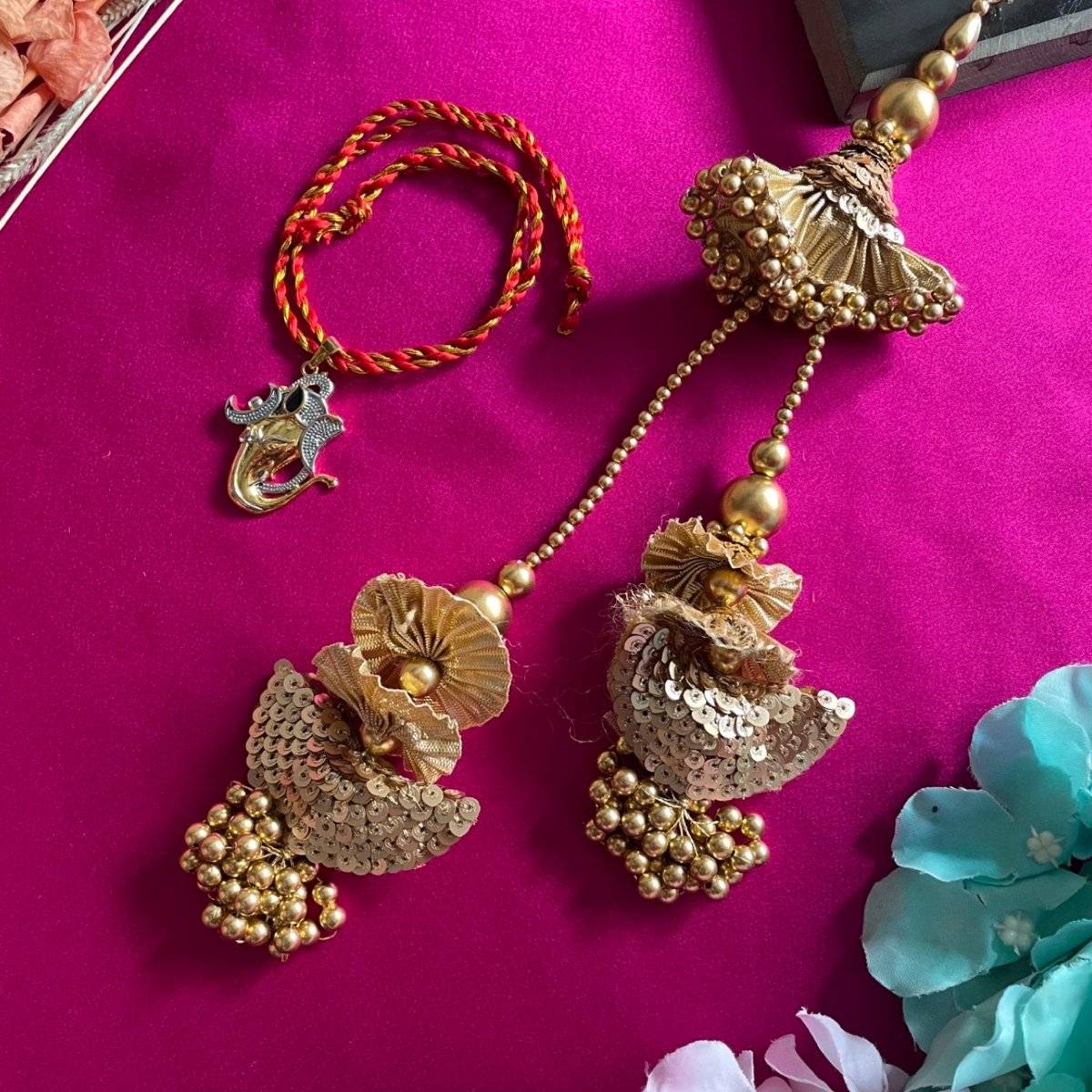 Digital Dress Room Multicolour Rakhi with Lumba