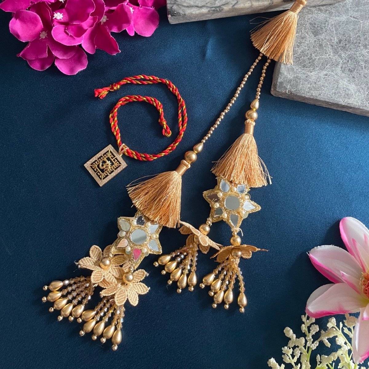 Digital Dress Room Multicolour Rakhi with Lumba
