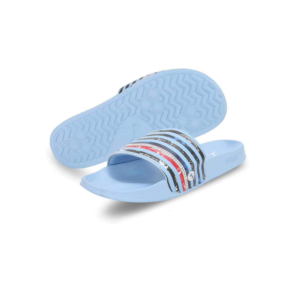 Puma Leadcat Mens Blue Sliders