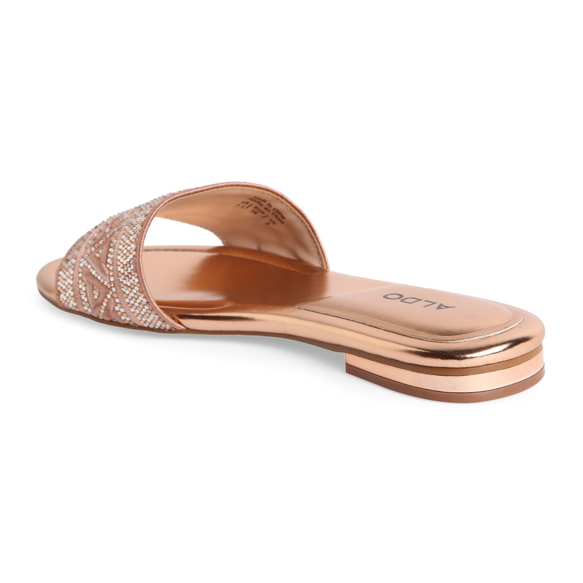 Aldo rose gold new arrivals sandals