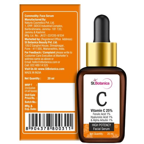 St.Botanica Vitamin C High Potency Face Serum: Buy St.Botanica Vitamin C High Potency Face Online at Best Price in India Nykaa