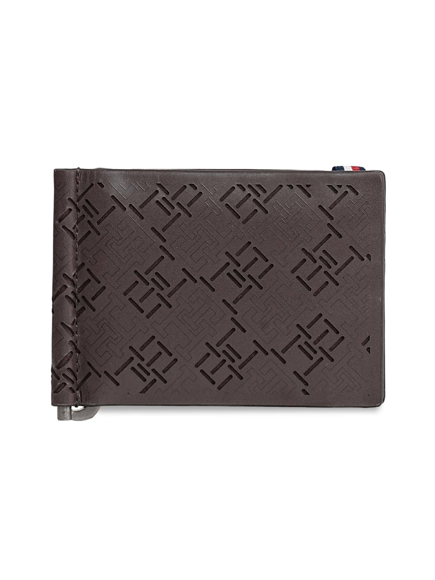 Tommy Hilfiger Mens Money Clip Wallet - Strovolos - Brown