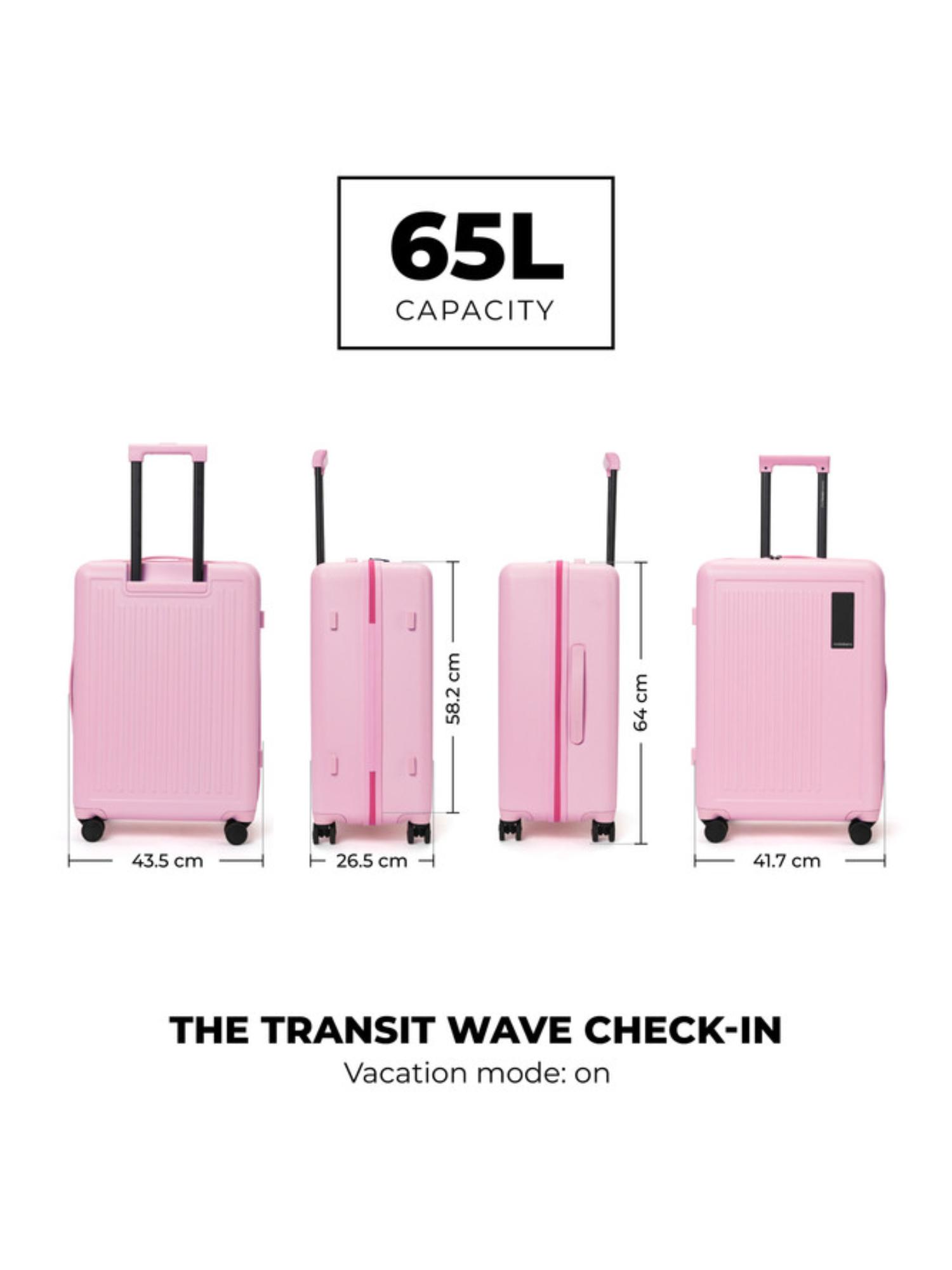 Buy MOKOBARA The Transit Wave Unisex Excuse Me Trolley Bag - Pink