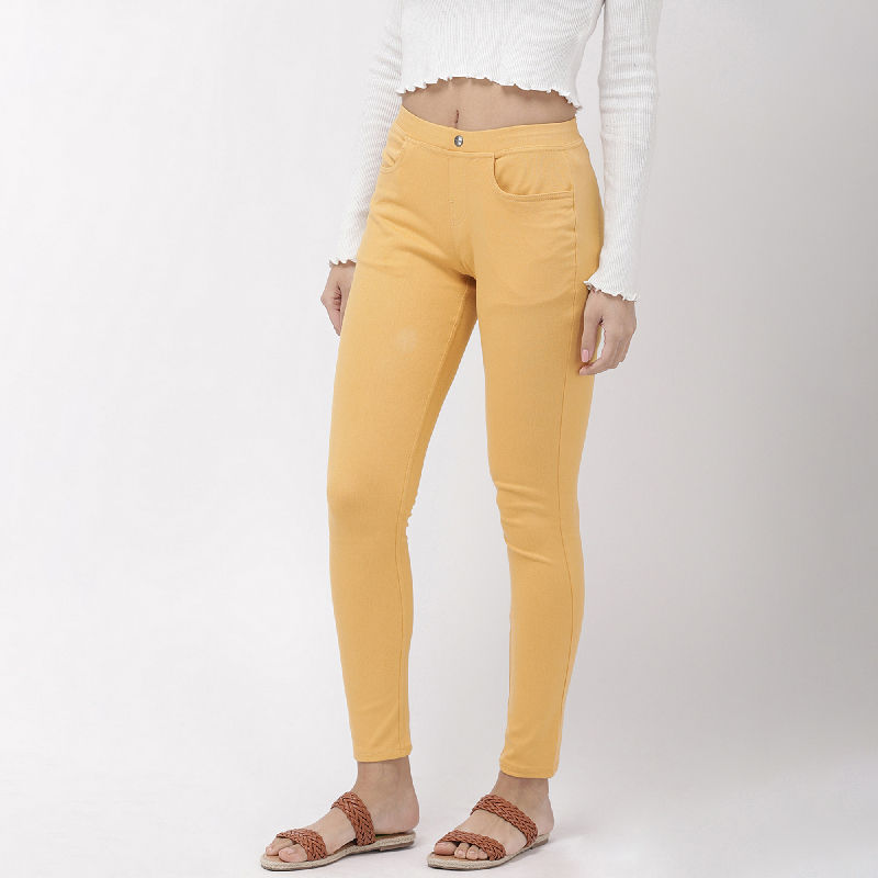 Golden jeggings hotsell