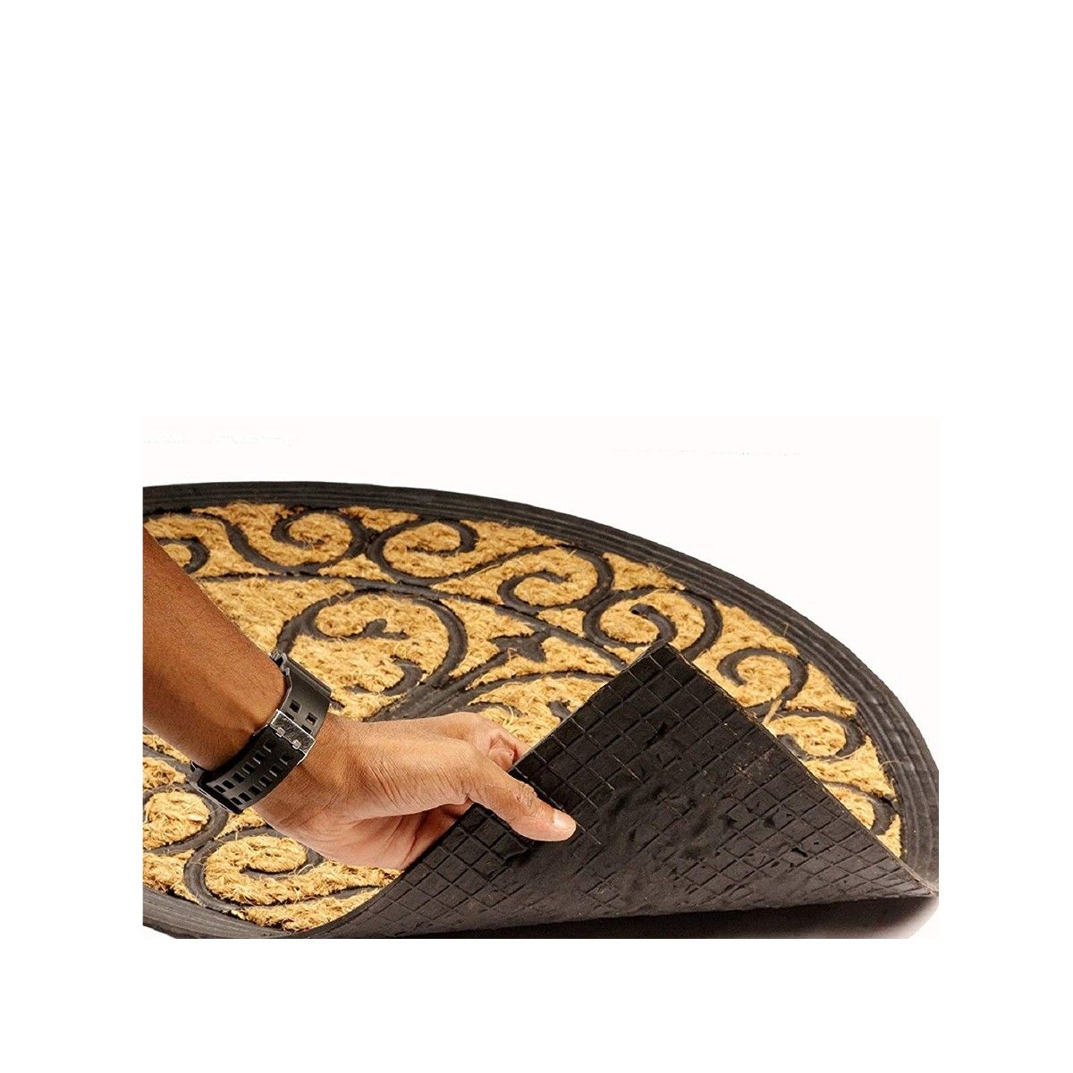 SWHF Coir & Rubber Door Mat, Virgin Rubber & Extremely Durable