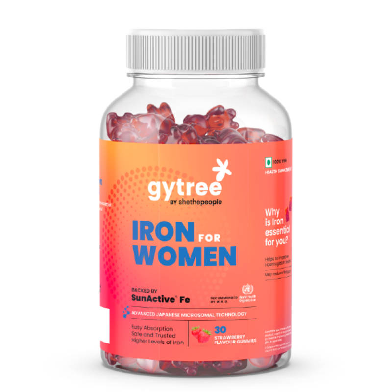 Gytree Iron For Women Gummies - Strawberry