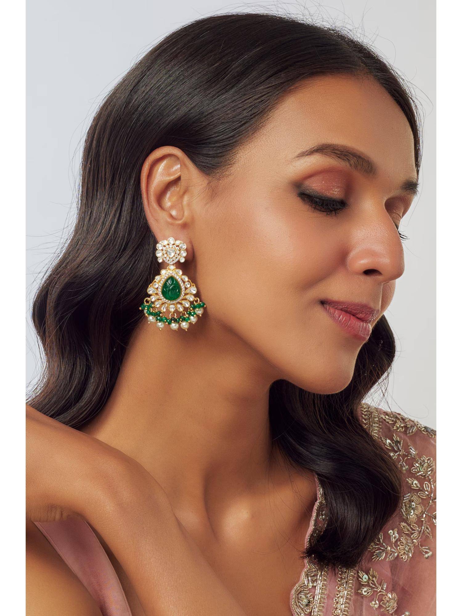 KARISA DESIGNS Sukoon Moissanite Earrings