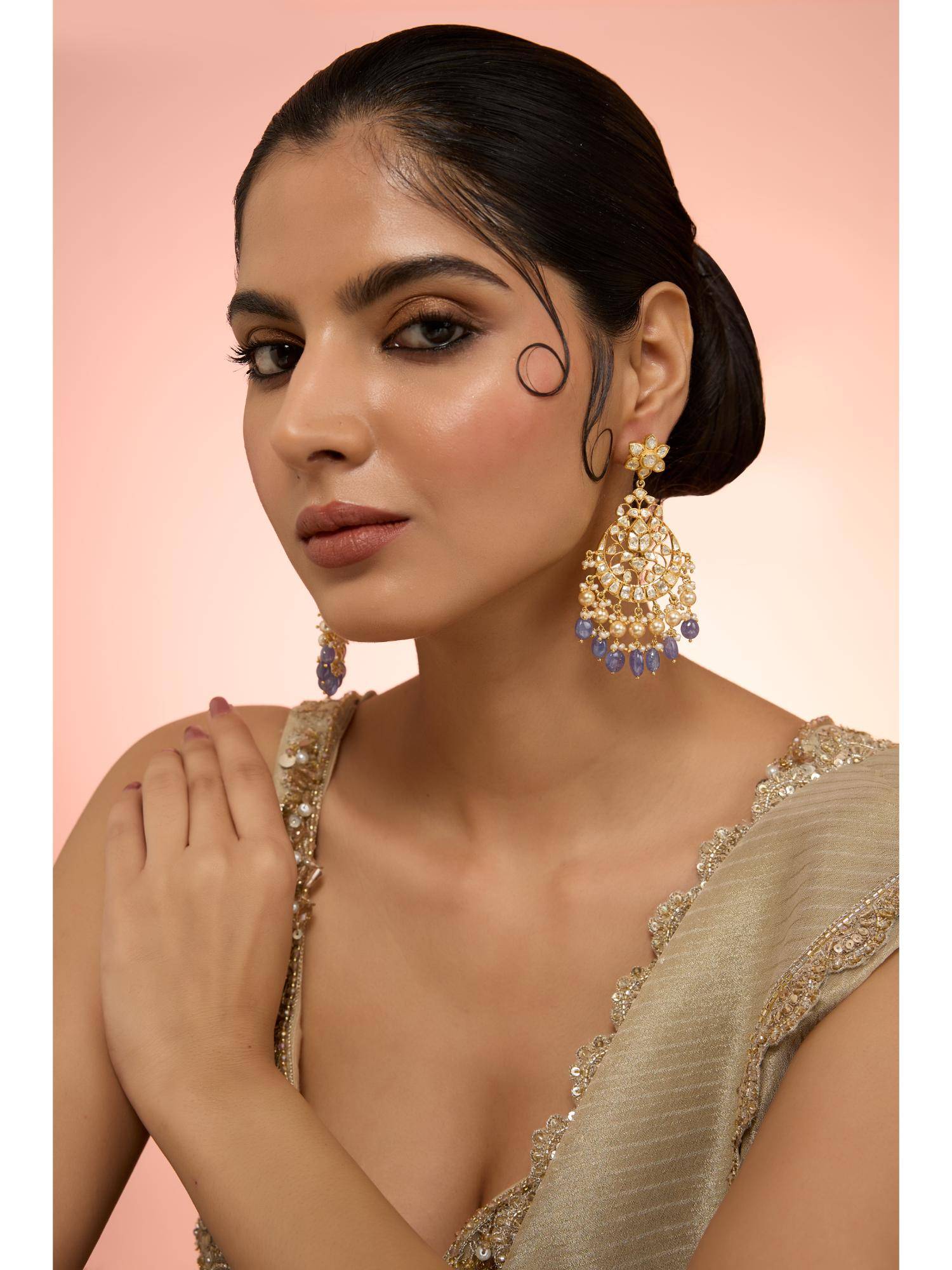 KARISA DESIGNS Rani Moissanite Earrings