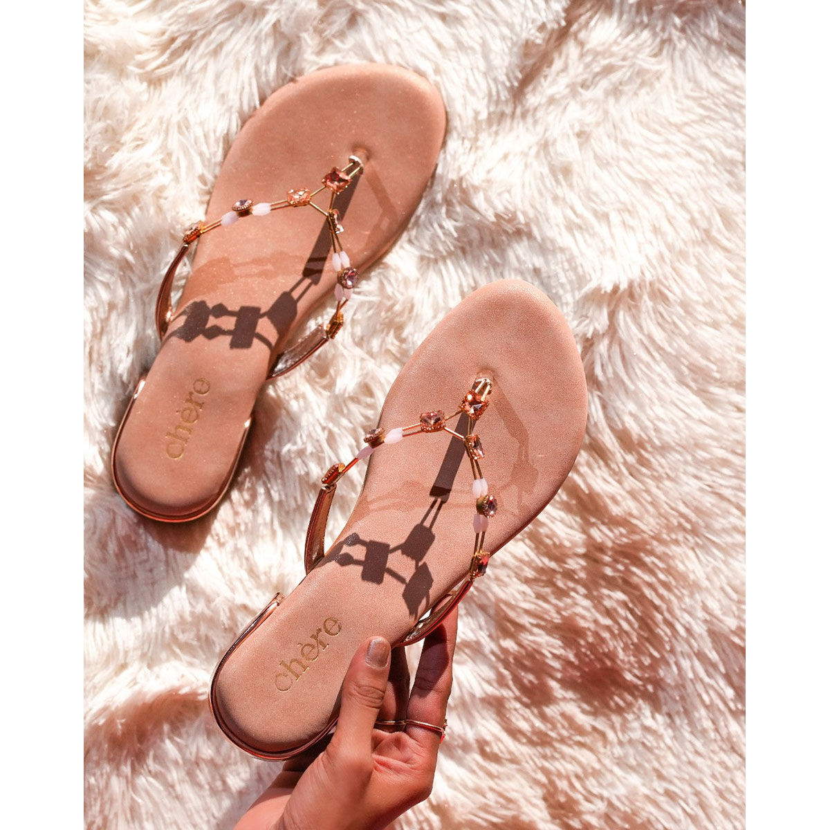 Rose gold heels online hot sale