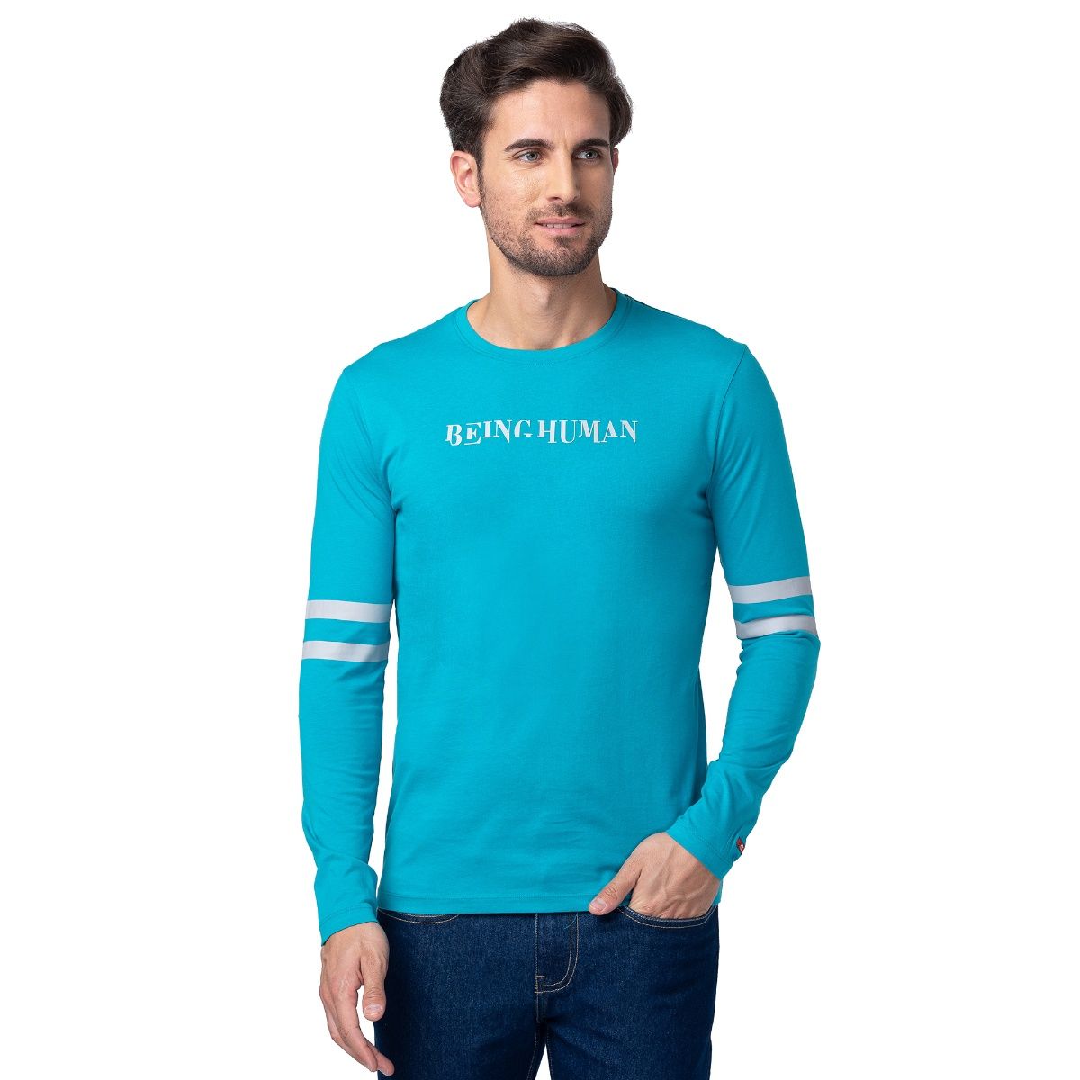 Being human full sleeve t shirts online hot sale