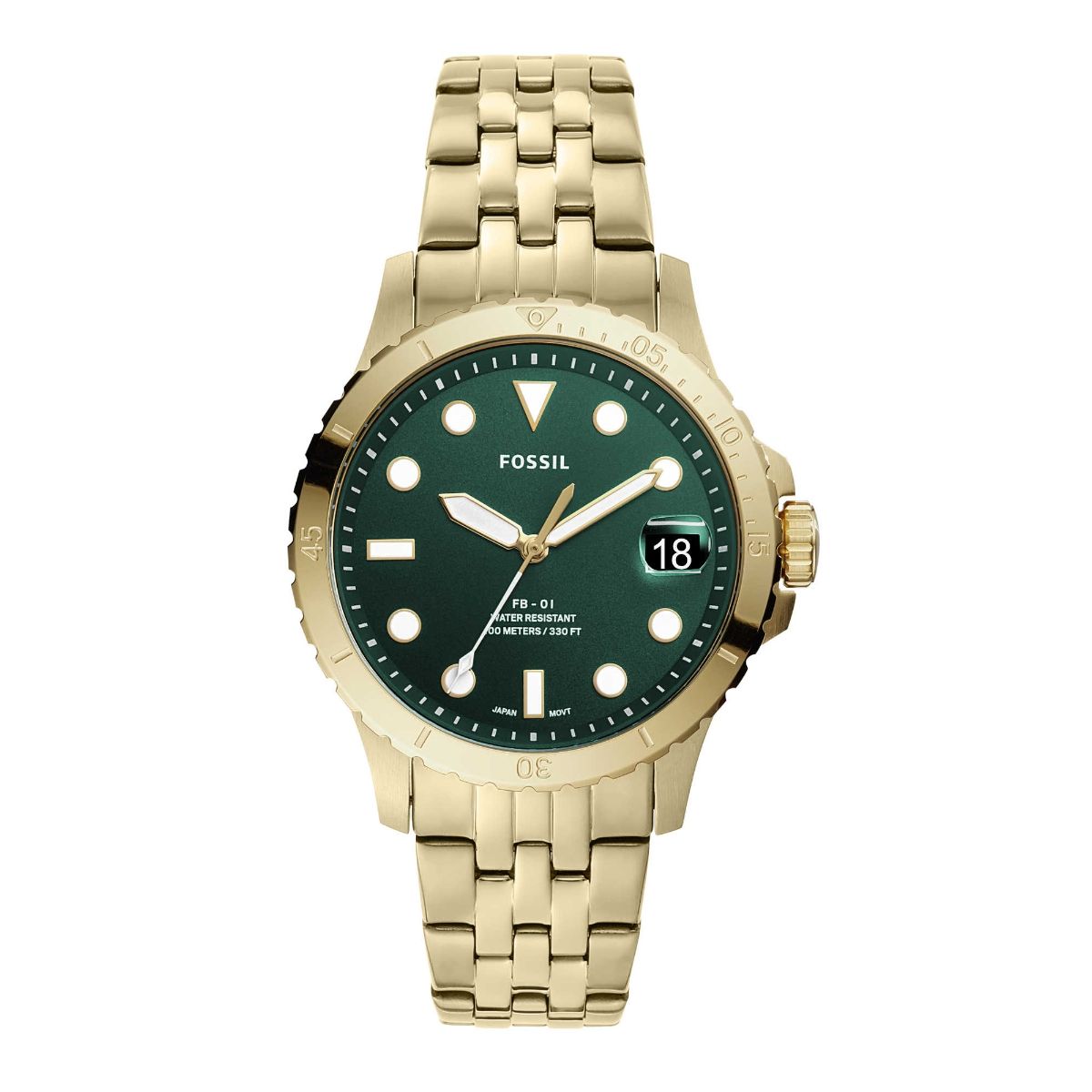 Fossil hotsell gold watch