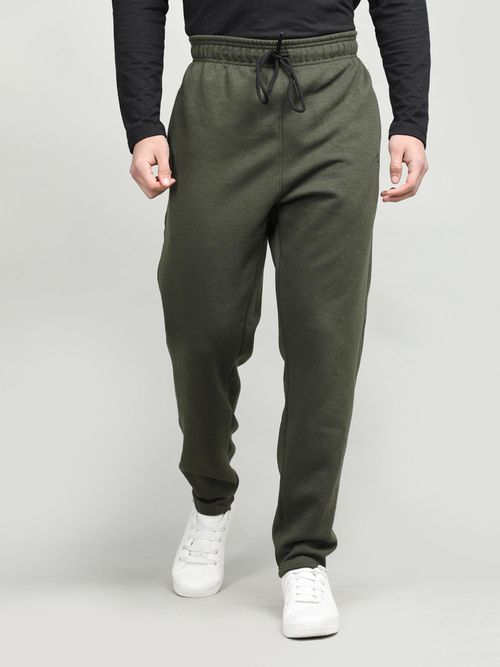 Buy CHKOKKO Olive Men Casual Track Pant Gym Workout Lower with