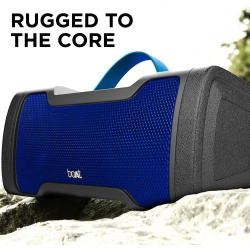 boAt Stone 1000 N 14W Stereo Wireless Speaker with Rugged IPX5 Design, 8H  Playback (Navy Blue)