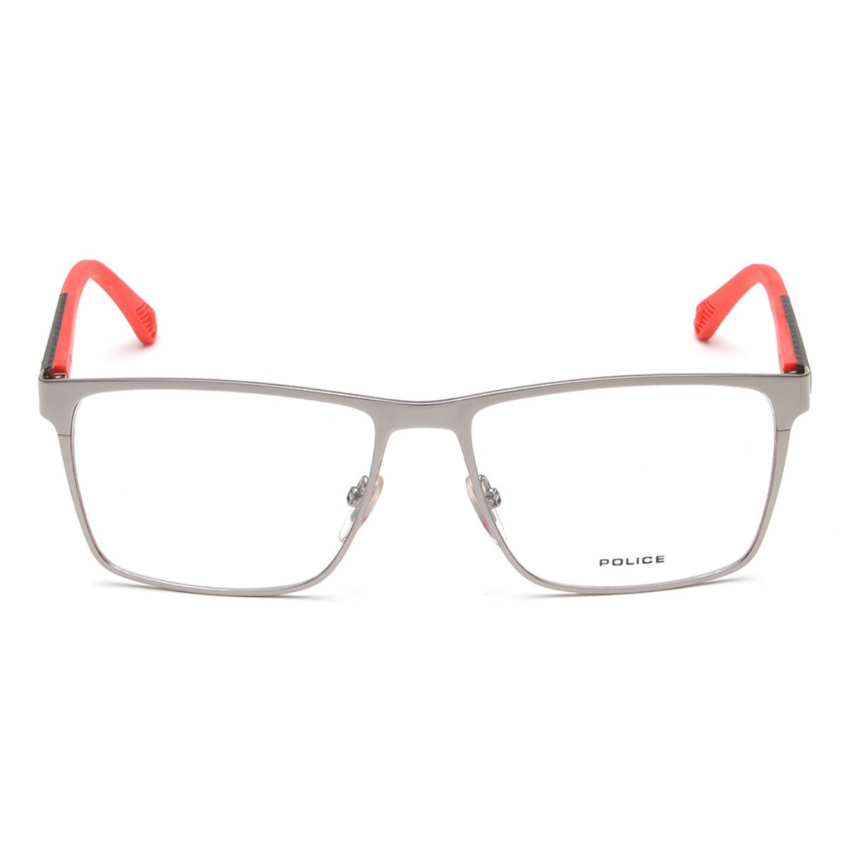 Police Eyewear For Men With Grey Alloy Frame (Size 56)
