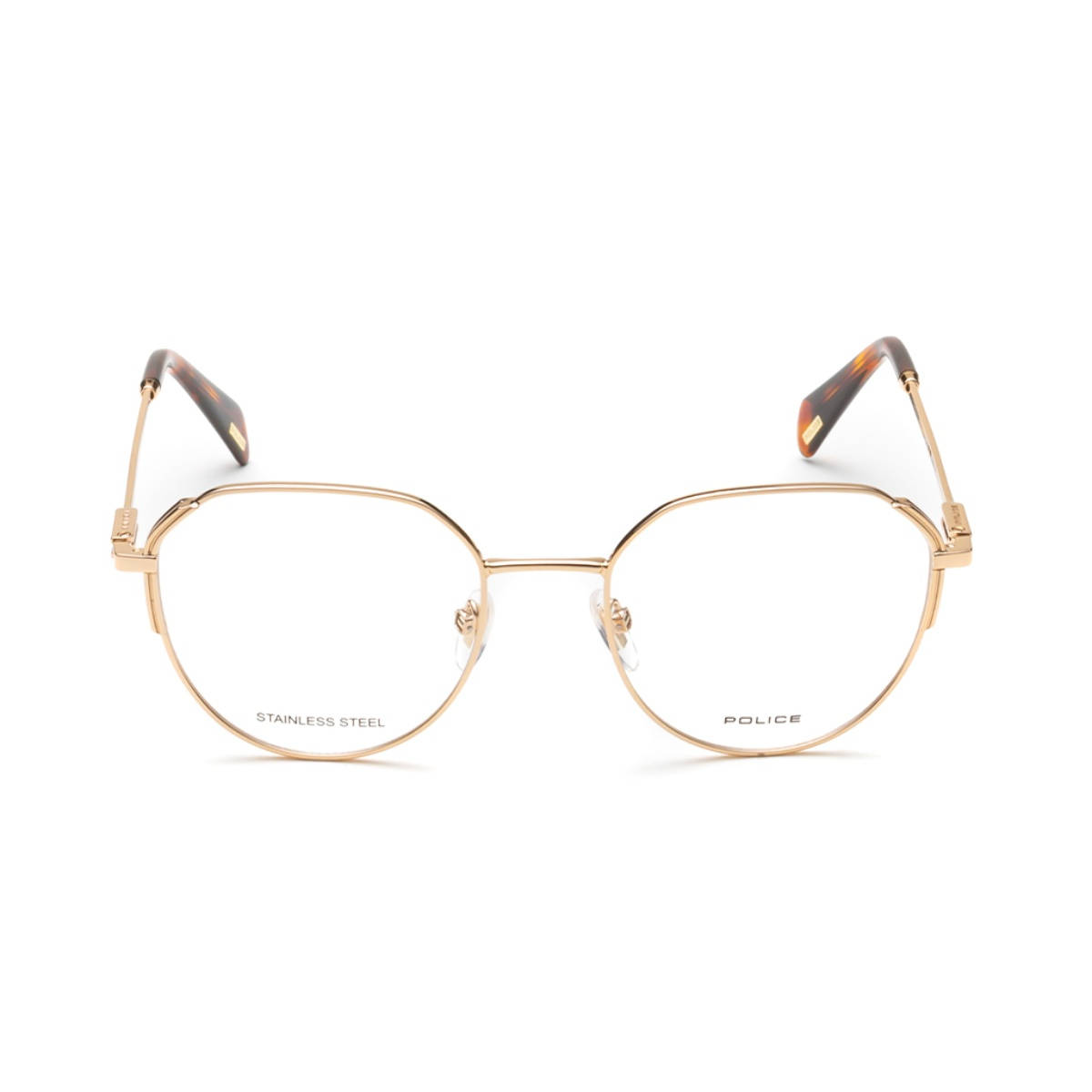 Police Eyewear For Women With Gold Alloy Frame (Size 51)