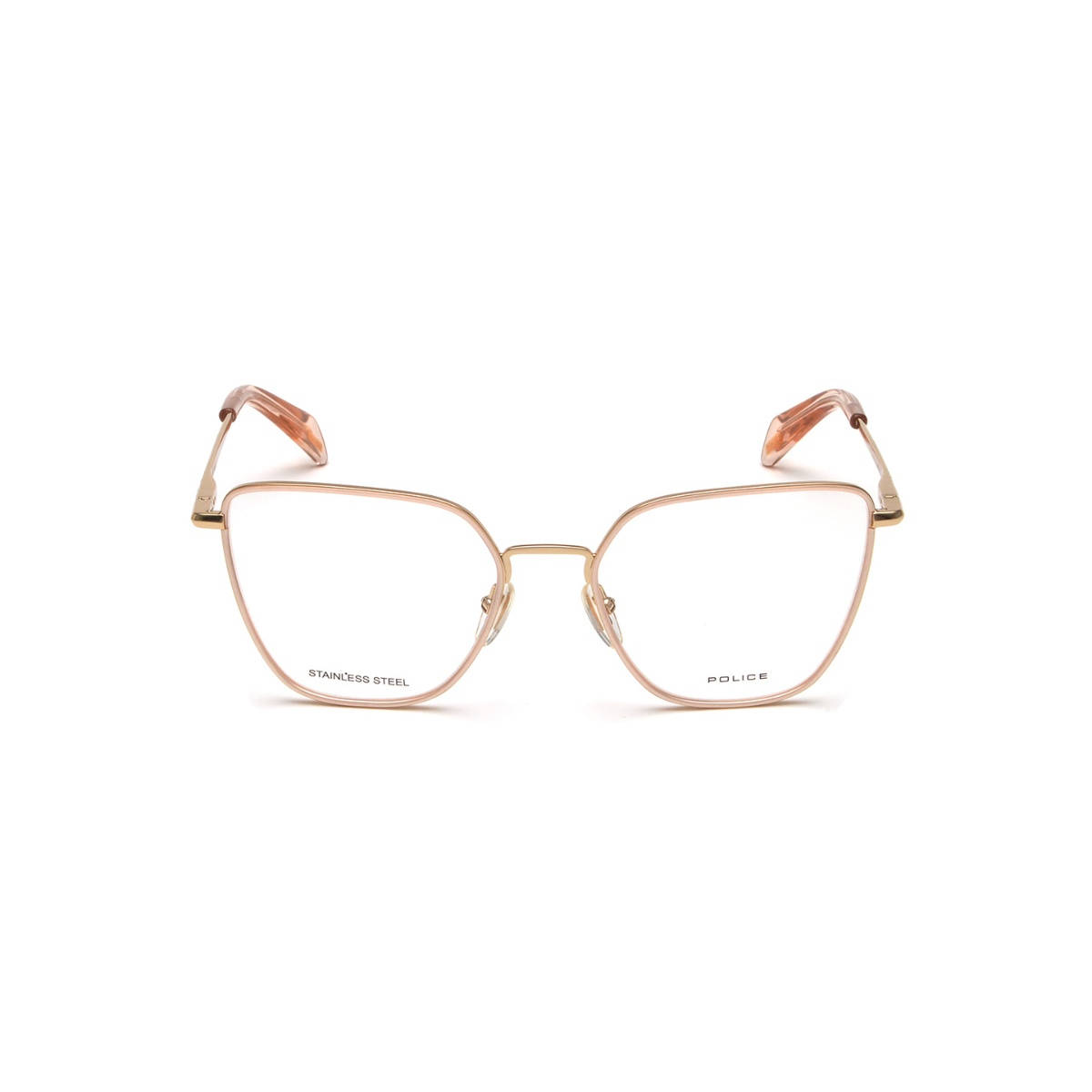 Police Eyewear For Women With Gold Metal Frame (Size 54)
