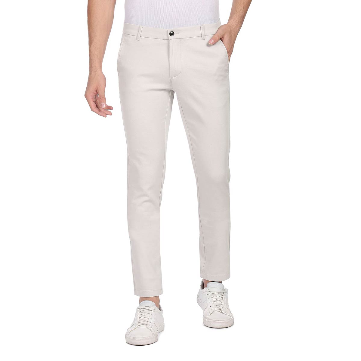 Arrow Sport Slim Fit Men Beige Trousers  Buy Arrow Sport Slim Fit Men  Beige Trousers Online at Best Prices in India  Flipkartcom