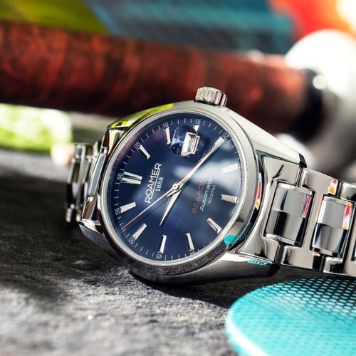 Buy Roamer Searock Automatic Analog Blue Sunray Round Dial Mens