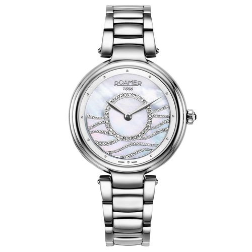 Buy Roamer Lady Mermaid Swiss Made White Round Dial Womens Watch