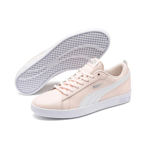 Puma Smash V2 Leather Women's Shoes Pink (3)