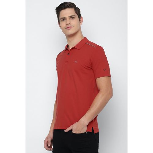 allen solly red t shirt