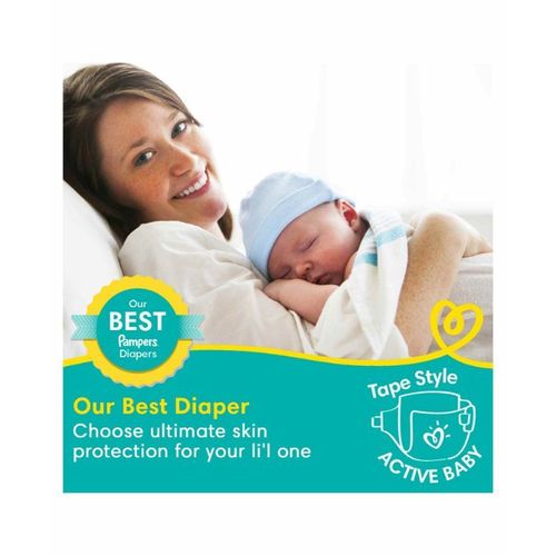 Buy Pampers Active Baby Diapers, New Born Online