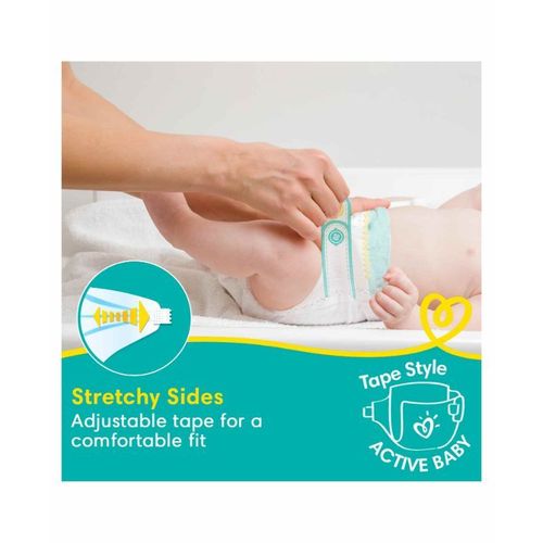 Buy Pampers Active Baby Diapers, New Born Online