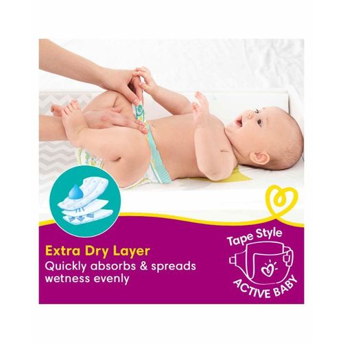 Buy Pampers Active Baby Diapers, Large Online