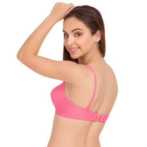 Buy Tweens Demi-Cup Lightly Padded T-Shirt Bra - Baby Pink (34C