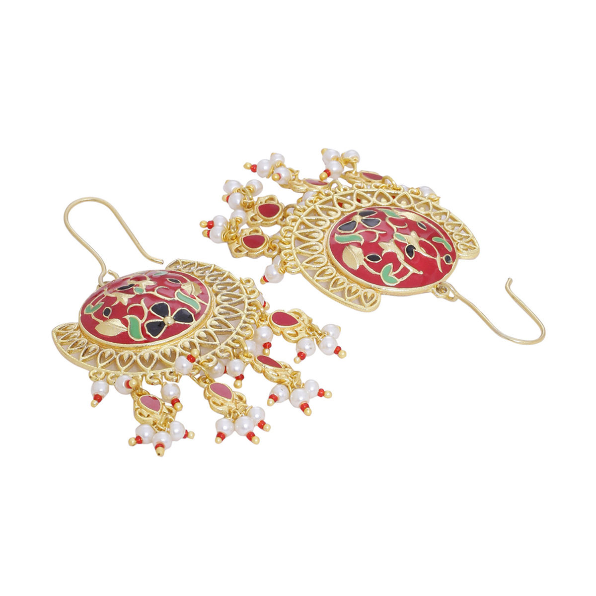 Buy Voylla Stylish Pearl Dangled Chandbali Earrings For Women Online  559  from ShopClues