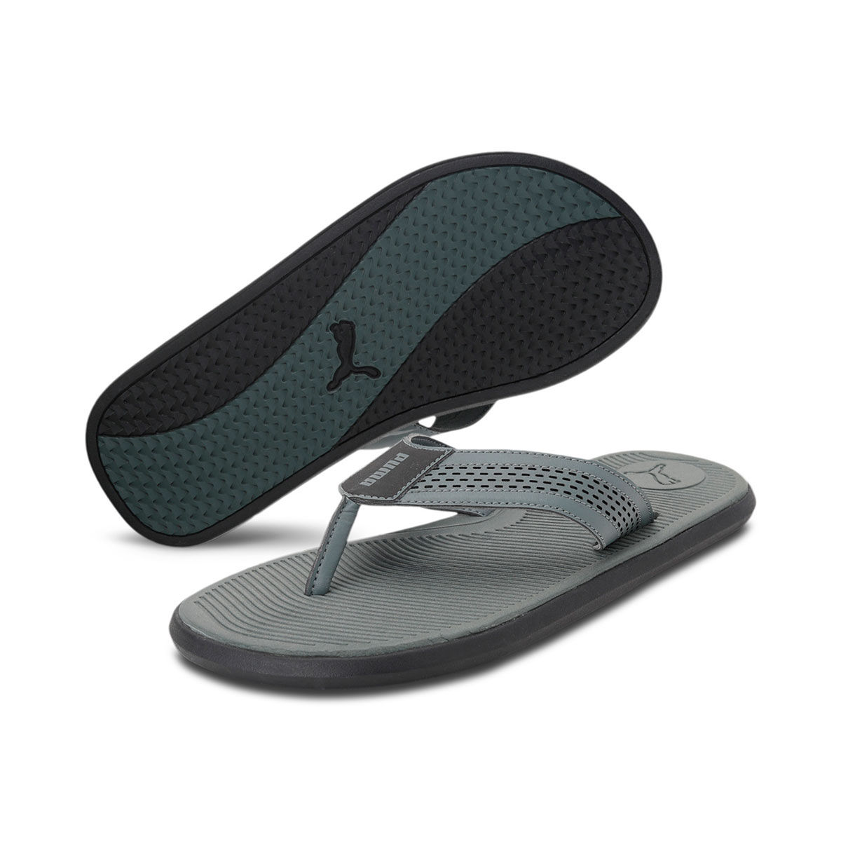 Buy Puma Stark One8 V3 Gray Casual Flipflops Online